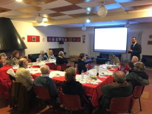 Ponencia de Zsolt Szabó en el Club Hungária. 